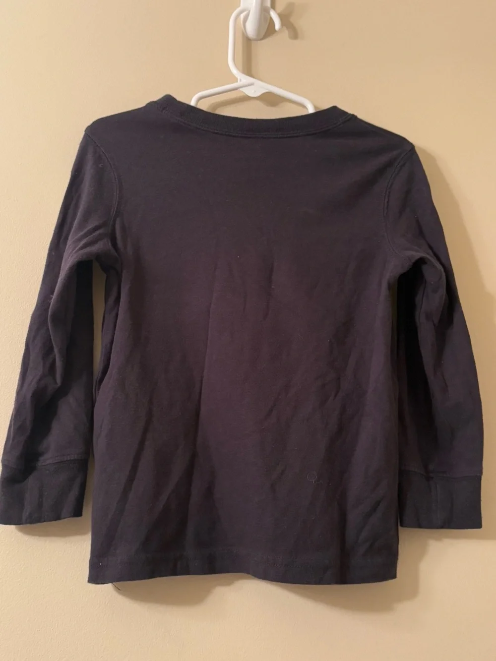 Carter's Boys Black Long-Sleeve Skeleton Glow In The Dark Graphic Shirt Size 3T